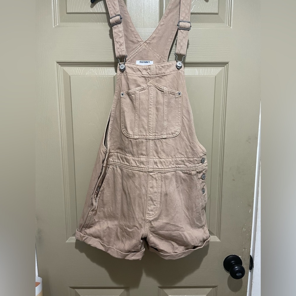 Old Navy Brown Jean Overalls